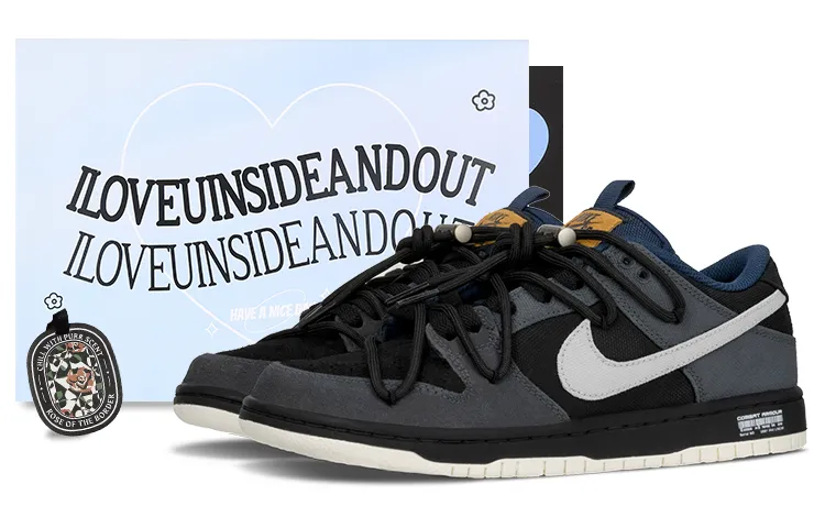 Nike Dunk SB Meteorite Low top Skateboard Shoes Men's Gray Black