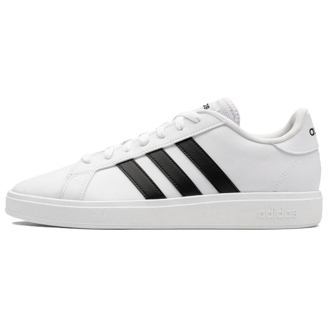 Мужские кеды adidas adidas neo GRAND COURT (бело-черные)