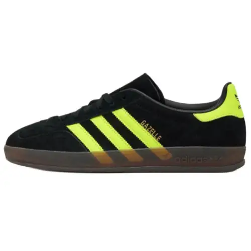 Gazelle Adidas Originals Indoor 'Black Solar Yellow'