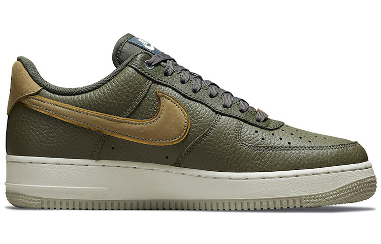 Мужские кроссовки Nike Air Force 1 Turtle (оливковые) — 橄榄绿 — фото 2