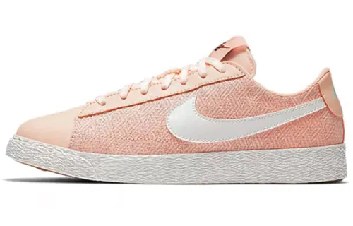 Nike Blazer Casual Slip Resistant Abrasion Resistant Cushioning Low top Skateboard Shoes Women's Pink