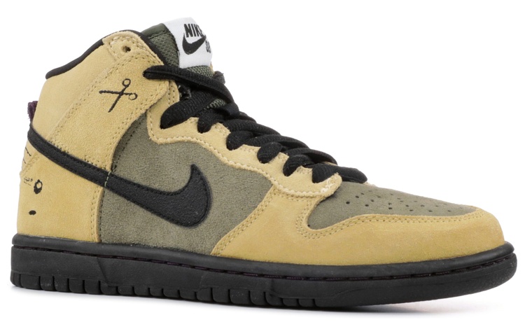 Мужские кеды Nike Dunk SB Chrome Ball Incident (сине-коричневые) — Синий / коричневый — фото 3