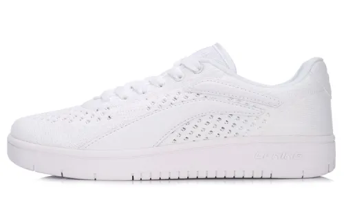Li Ning Wave Textile, Synthetic Leather Fashion Breathable, Lightweight, And Slip Resistant Low top Skateboard Shoes