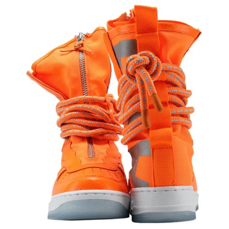 Кеды Nike Air Force 1 Total Orange (оранжевые) — 橘/橘/白 — фото 4