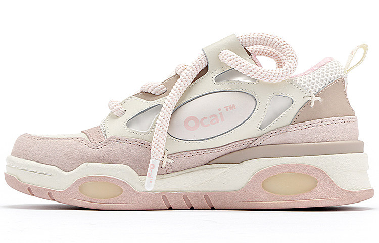 Ocai 001 RETRO large bread, non-slip and wear-resistant, low-cut sneakers, same style for men and women, haze powder