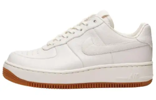 Nike Air Force 1 Cushioning Low top Skateboard Shoes Women's Ecru