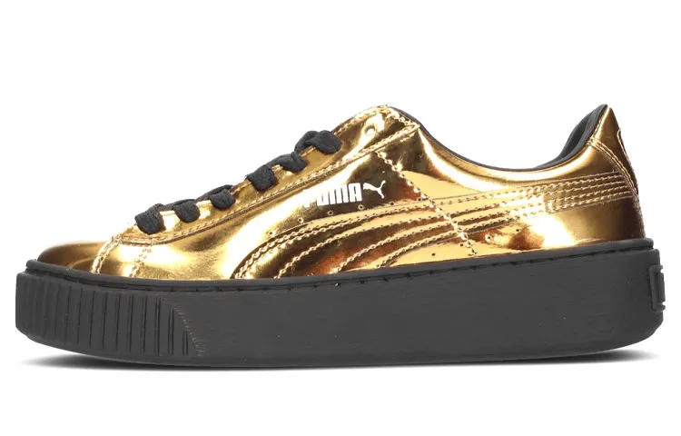 PUMA Basket Platform 'Metallic Gold' Women's