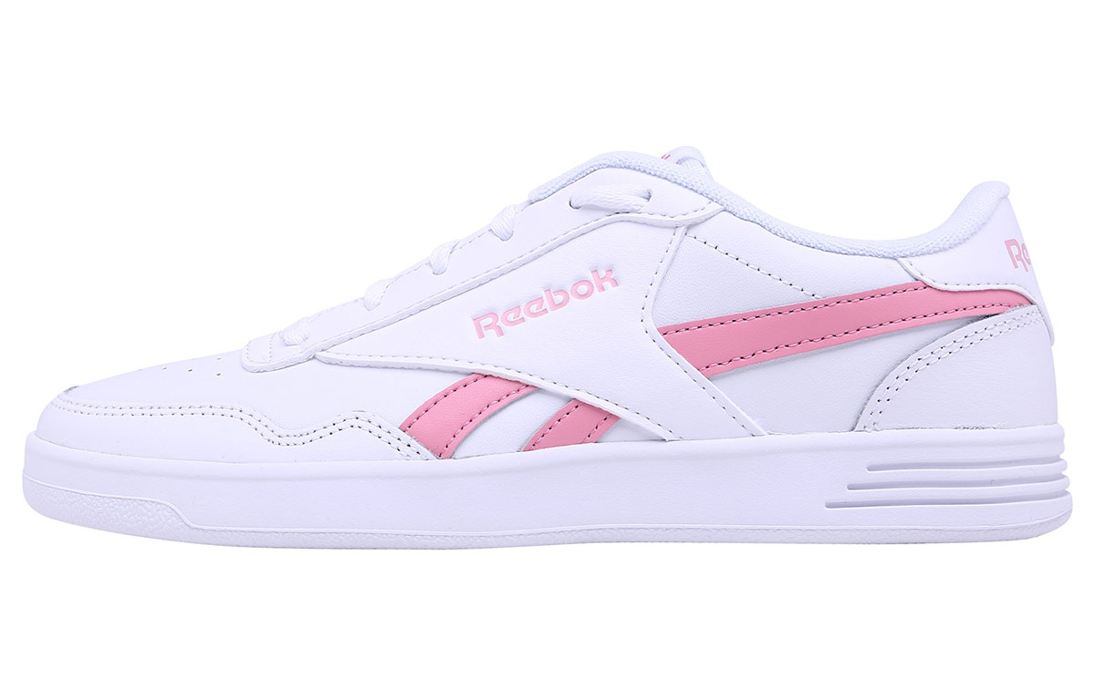 Женские кеды Reebok Royal Techque T (бело-розовые)