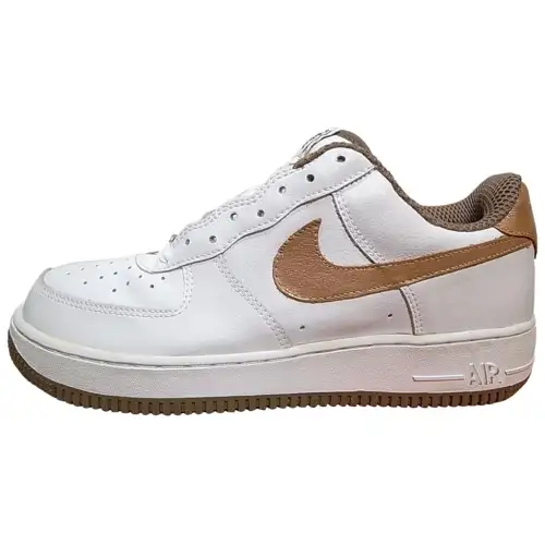 Nike Air Force 1 Slip Resistant Abrasion Resistant Low top Skateboard Shoes Men's White