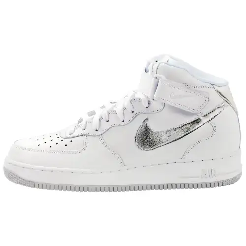 Nike Air Force 1 Mid '07 'White Silver'