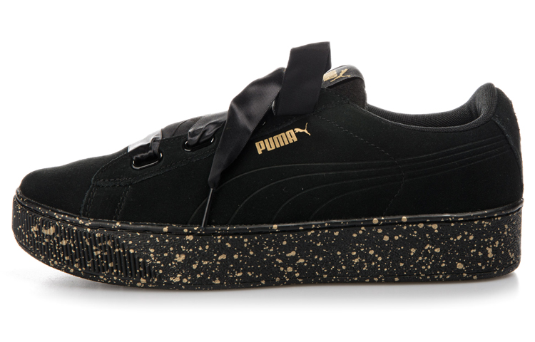 Женские кеды PUMA Puma Vikky Platform Ribbon (черный)