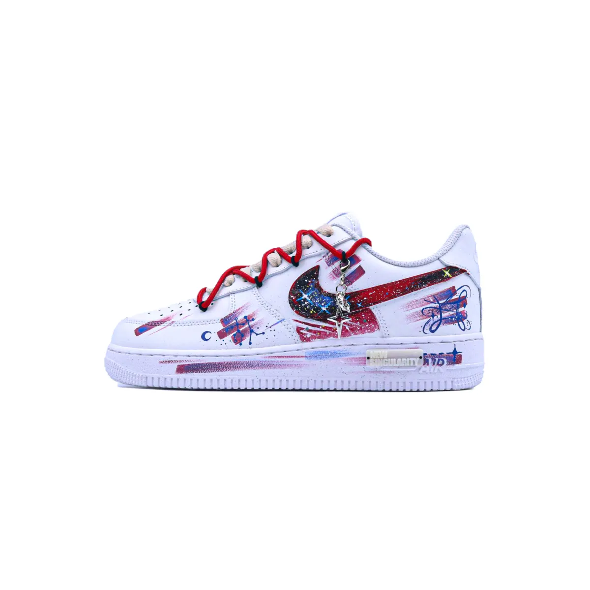 Nike Air Force 1 Twelve Constellations, Gemini Slip Resistant Abrasion Resistant Low top Skateboard Shoes Unisex