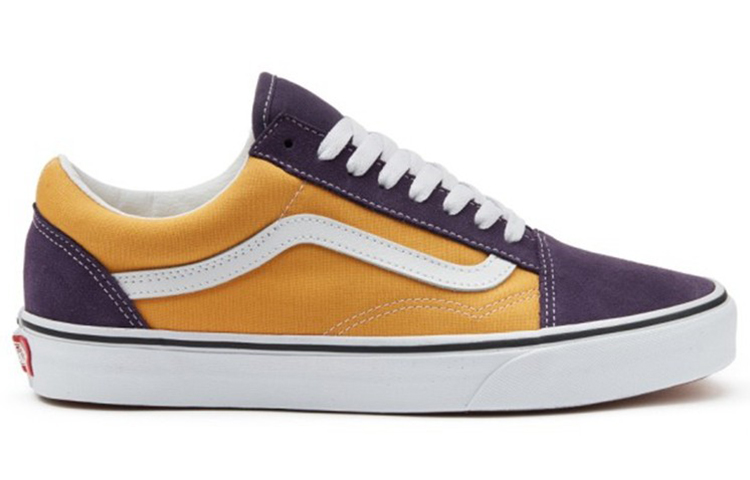 Кеды Vans Old Skool (пурпурно-золотые) — фото 2