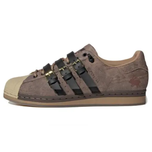 Adidas Melting Sadness X Adidas Originals Superstar Karoro Hole 'Brown Black Creamyellow'