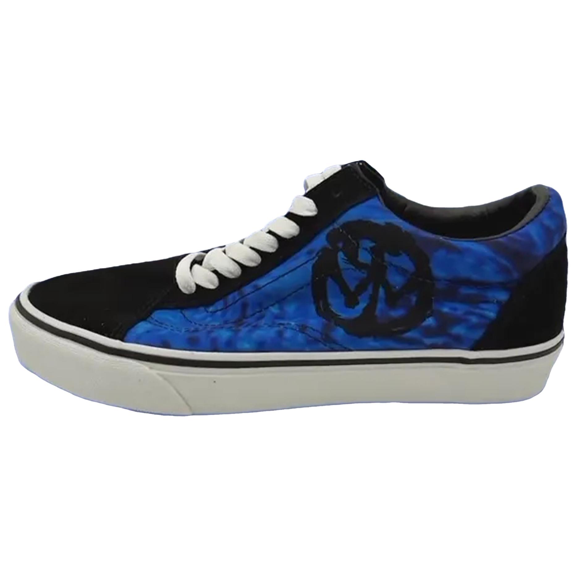 Pennywise x Vans Old Skool Skateboard Shoes Unisex Black Blue