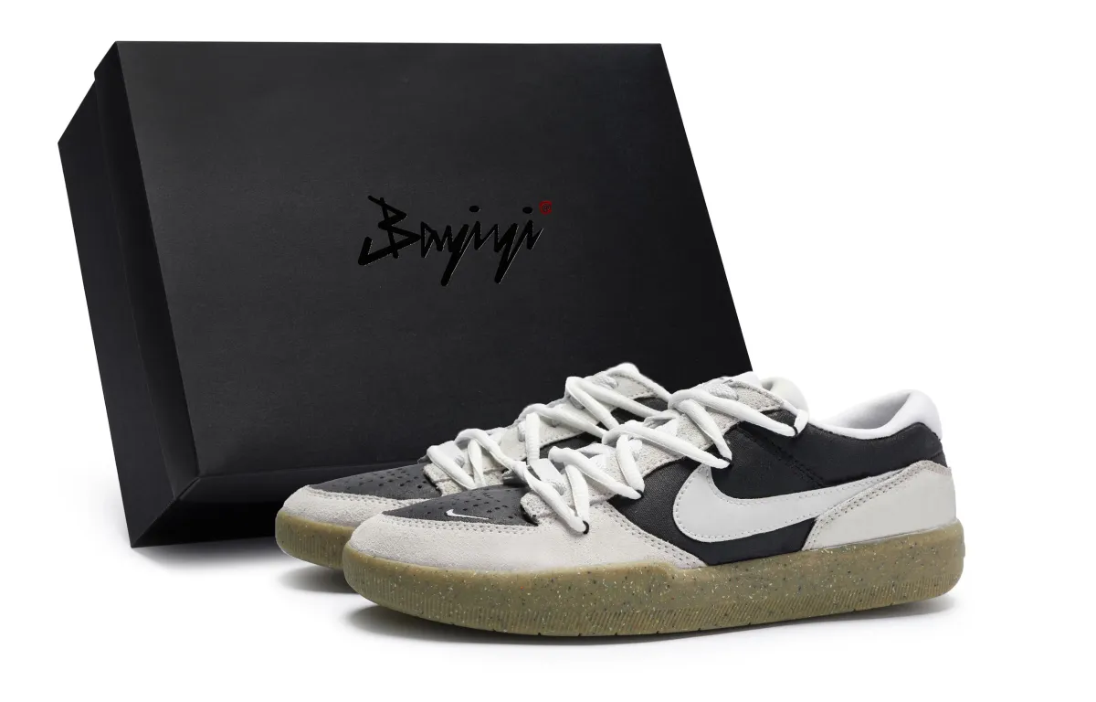 Nike SB Force 58 811 Manufacturing, Water Wood Mingse White, Special Shoe Box Slip Resistant Abrasion Resistant