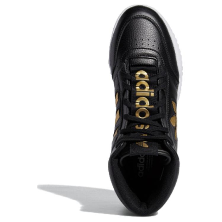 Кроссовки adidas originals Drop Step XL (черно-золотые) — фото 4