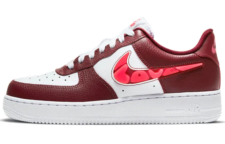 Nike Air Force 1 Love For All Heart Slip Resistant, Abrasion Resistant, Lightweight Low top Skateboard Shoes Women's