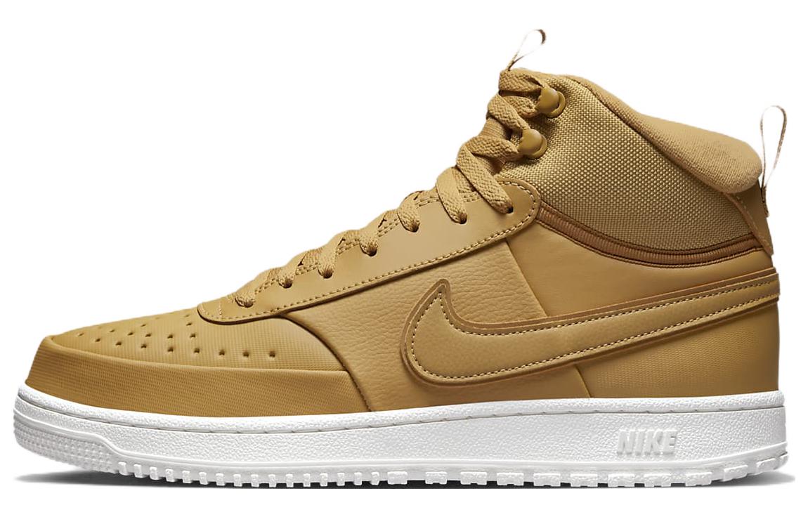Мужские кроссовки Nike Court Vision Mid WNTR (коричневые)