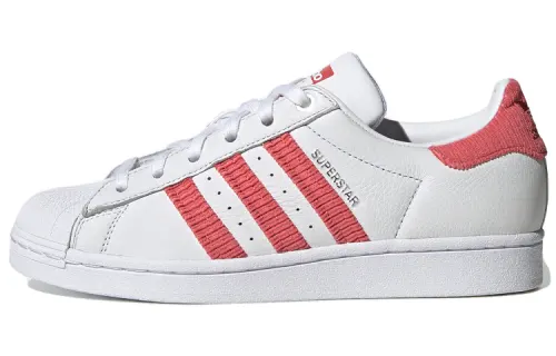 Adidas Wmns Superstar 'Corduroy Striped - White Tactile Pink' Women's