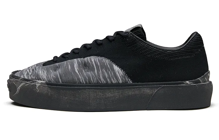 EQLZ EQUALIZER Fault GhostKnit Slip Resistant Abrasion Resistant Low top Skateboard Shoes Unisex Rush Black