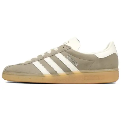 Adidas Originals München Abrasion Resistant Abrasion Resistant Low top Skateboard Shoes Women's Gray
