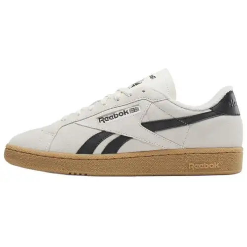 Reebok Club C Abrasion Resistant Lightweight Wear resistant And Lightweight Low top Skateboard Shoes Men's White