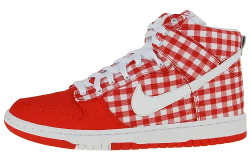Nike Dunk High Skinny 'Red Plaid' Women's