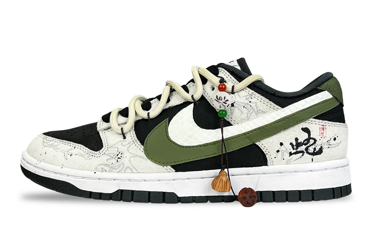 Nike Dunk Lotus Mist And Snake Shadows Slip Resistant Abrasion Resistant Slip Resistant Abrasion Resistant Low top