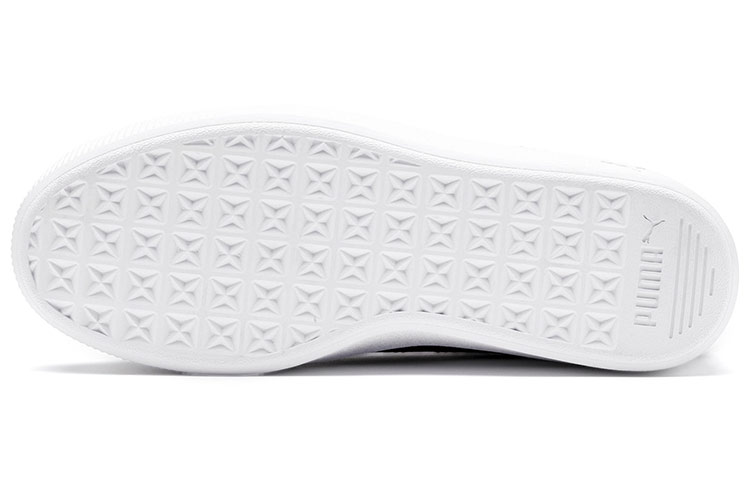 Женские кеды PUMA Vikky Stacked (черно-белые) — Чёрный / белый — фото 6