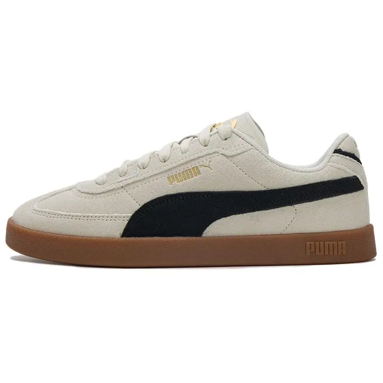 PUMA Club II Era Abrasion Resistant Low top German Army Trainers Unisex Beige Black