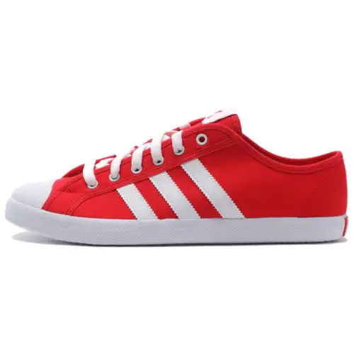 Adidas Originals Slip Resistant Abrasion Resistant Low top Skateboard Shoes Unisex Red