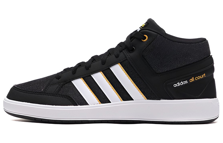 Мужские кеды adidas adidas Cloudfoam All Court Mid (черные)
