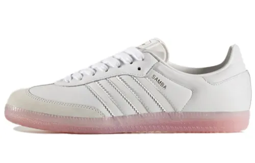 Adidas Originals Samba Abrasion Resistant Low top Skateboard Shoes Women's White