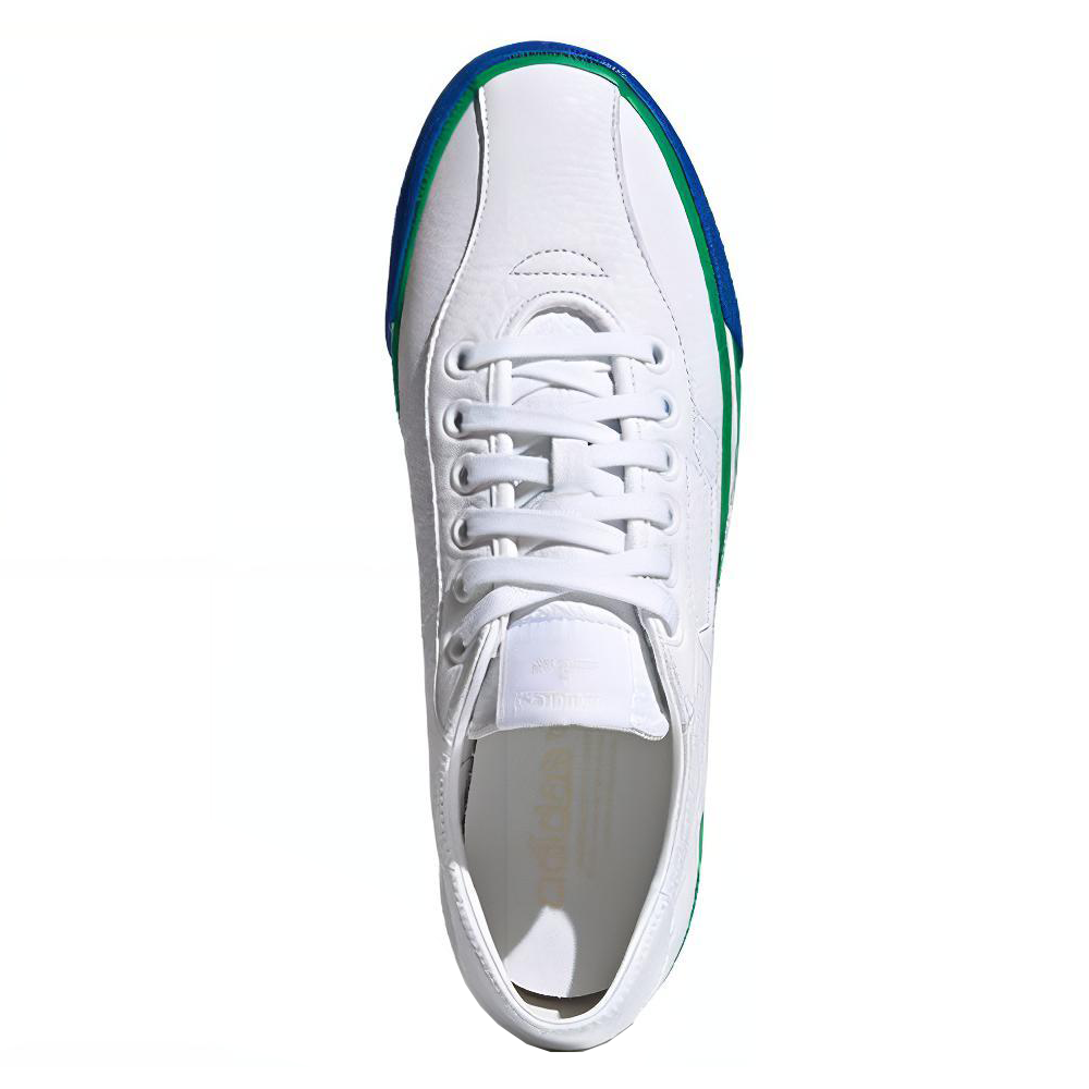 Кеды adidas originals Love Set Super (бело-зелено-синие) — фото 5