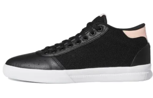 Adidas Originals Lucas Premiere Mid Slip Resistant Low top Skateboard Shoes Unisex Black Pink