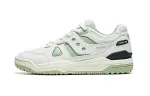 Saucony Cross 90 Vintage Thermal Slip Resistant Cushioning Skateboard Shoes Unisex White Green