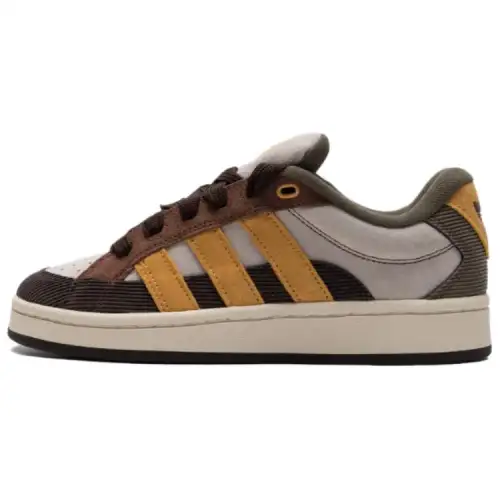 Adidas Originals CAMPUS 00s Leather Low top Skateboard Shoes Unisex Beige Brown