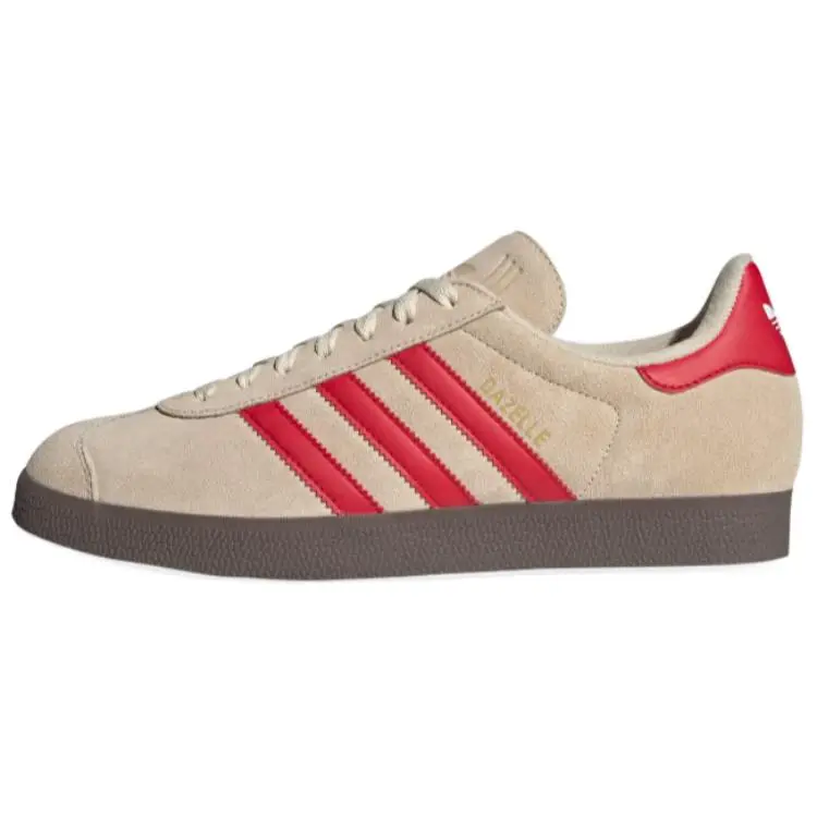 Adidas Originals Gazelle Low top Skateboard Shoes Unisex Beige