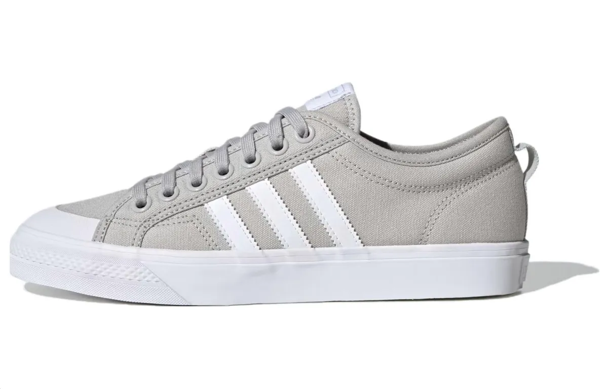 Adidas Originals Nizza Low top Skateboard Shoes Unisex Gray