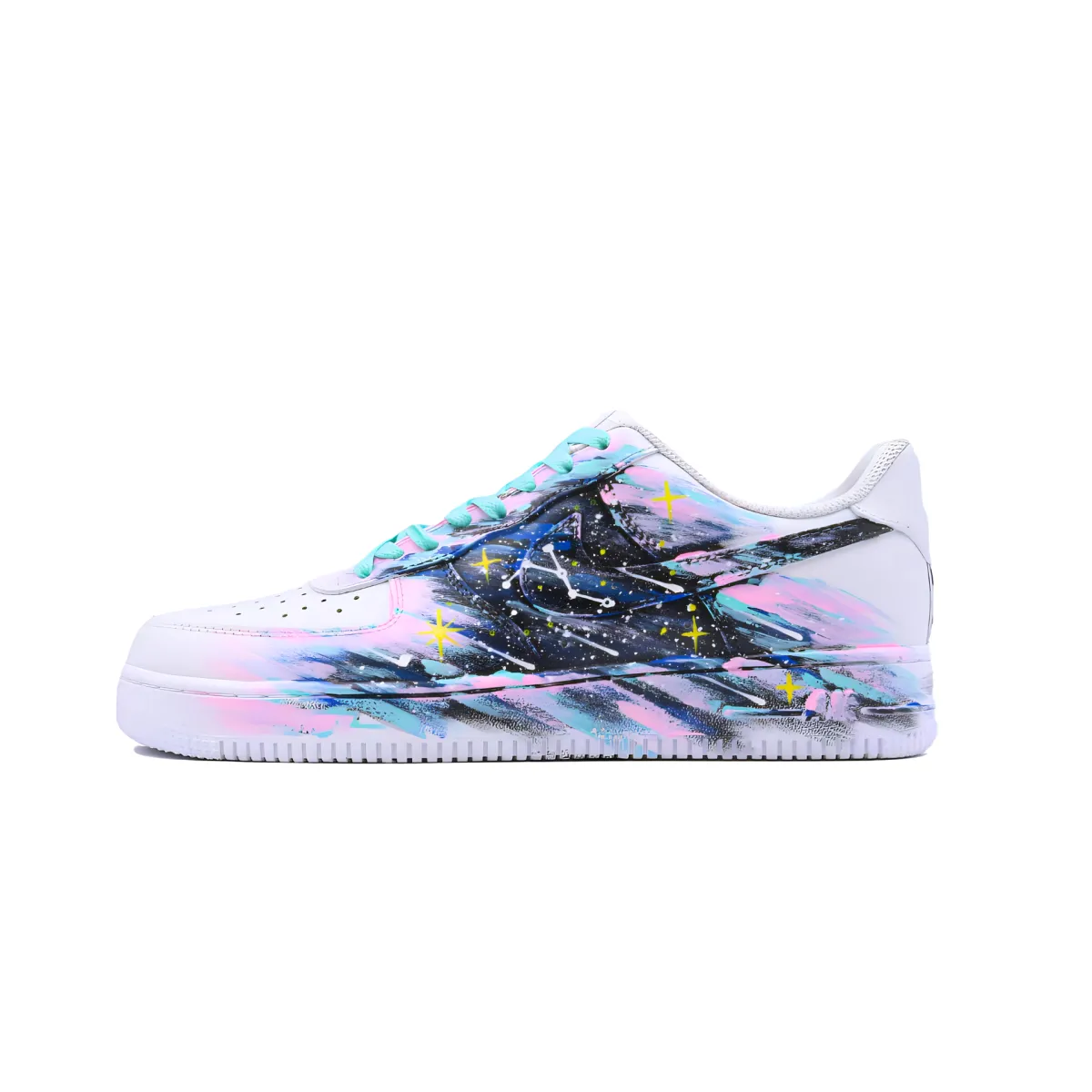 Nike Air Force 1 Xingqidian, Twelve Constellations, Cancer Slip Resistant Abrasion Resistant Low top Skateboard Shoes