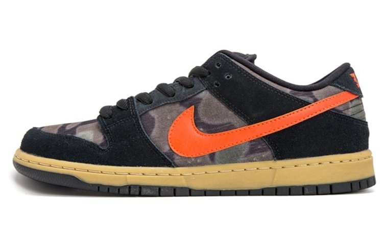 Кроссовки Nike Dunk SB Black Rough Green (черно-зеленые) — фото 1