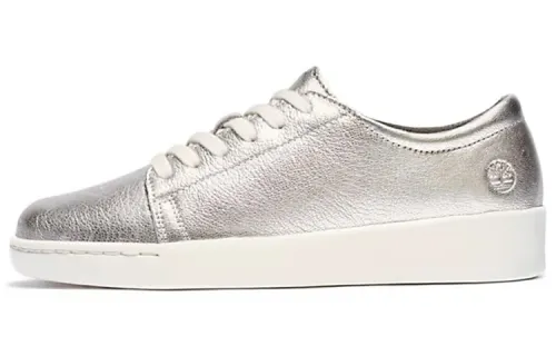 Timberland Skateboard Shoes Women's Low Top Silver