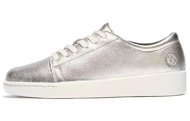 Timberland Skateboard Shoes Women's Low Top Silver