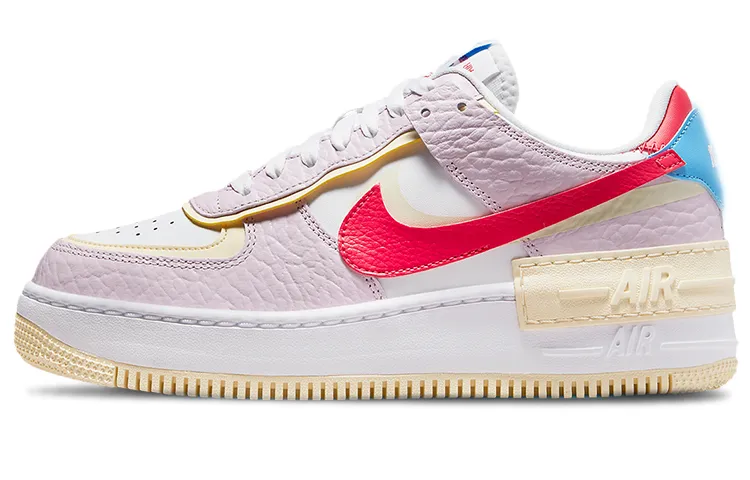 Nike Air Force 1 Low Shadow Regal Pink Coconut Milk University Blue Fusion Red Women's