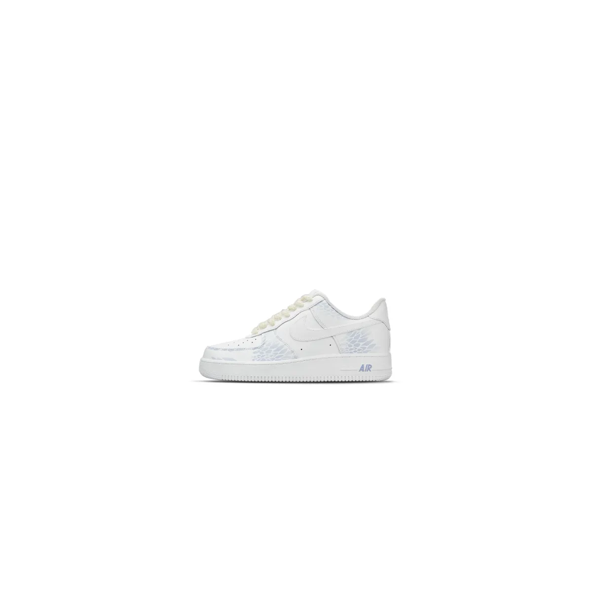 Nike Air Force 1 Slip Resistant Abrasion Resistant Low top Skateboard Shoes Unisex Blue White