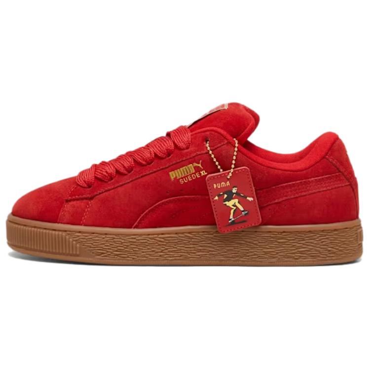 PUMA PLAY LOUD Low top Skateboard Shoes Unisex Red