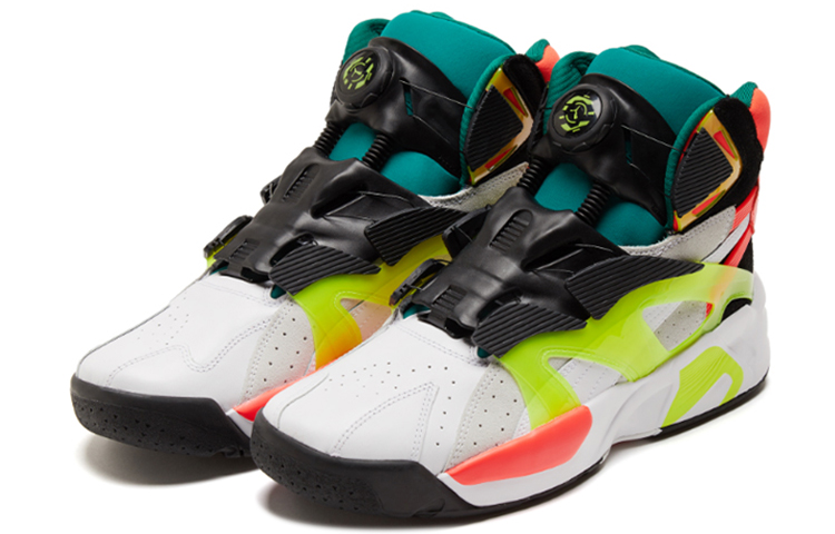 Мужские кроссовки PUMA Disc System Weapon Discstory (бело-желто-красные) — фото 3