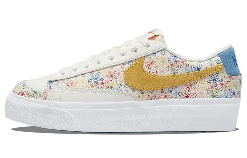 Nike Blazer Low Platform Floral Sail Sulfur Women's