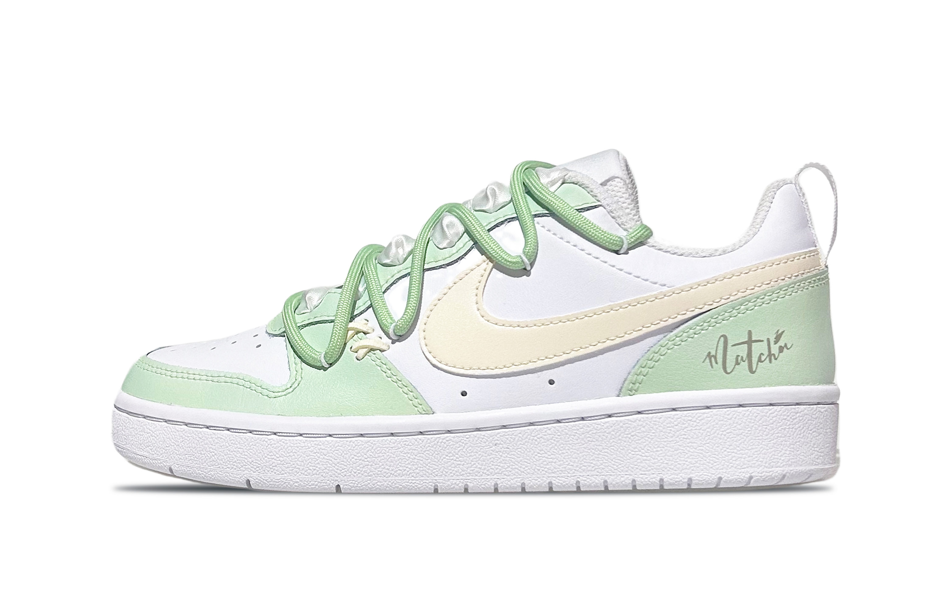 Nike Court Borough Low 2 Low top Skateboard Shoes Women's Light Green